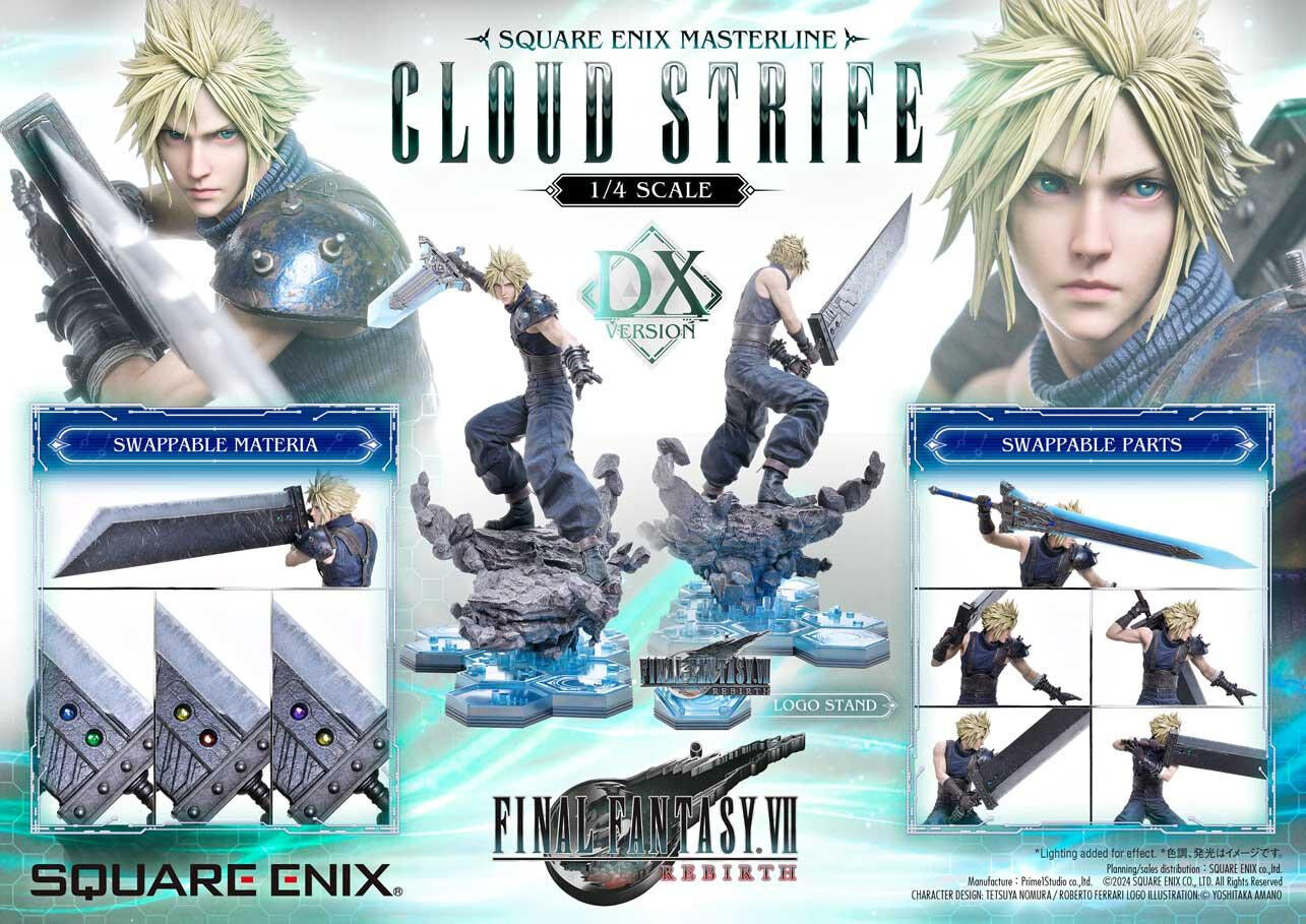 Final Fantasy VII Rebirth - Cloud Strife - Square Enix Masterline (SEM-06DX) - 1/4 - DX Version (Prime 1 Studio) photo 21