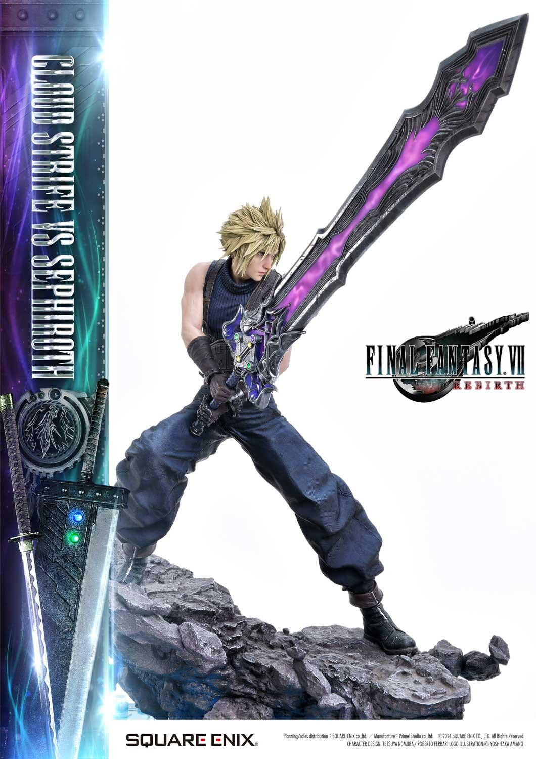 Final Fantasy VII Rebirth - Cloud Strife - Square Enix Masterline (SEM-08) - 1/4 - Cloud Strife Vs Sephiroth (Prime 1 Studio) photo 59
