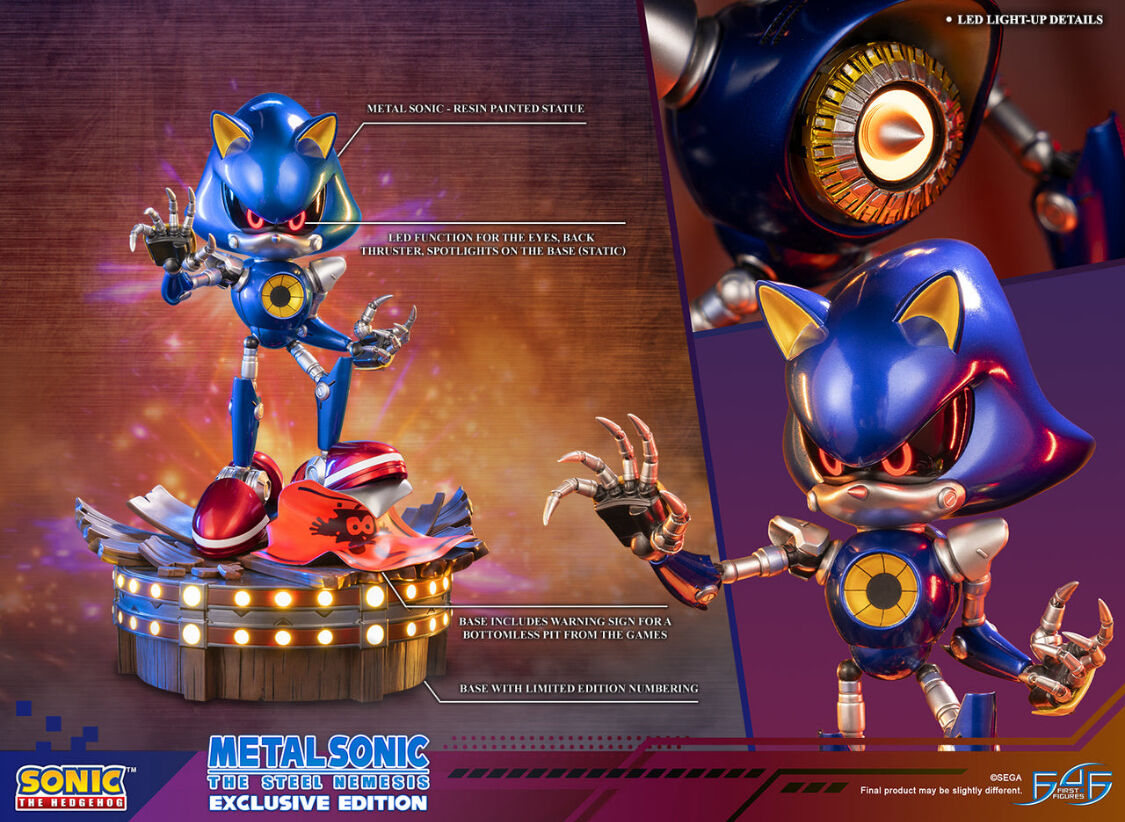 Sonic the Hedgehog - Metal Sonic - Metal Sonic The Steel Nemesis - Exclusive Edition (First 4 Figures) photo 11