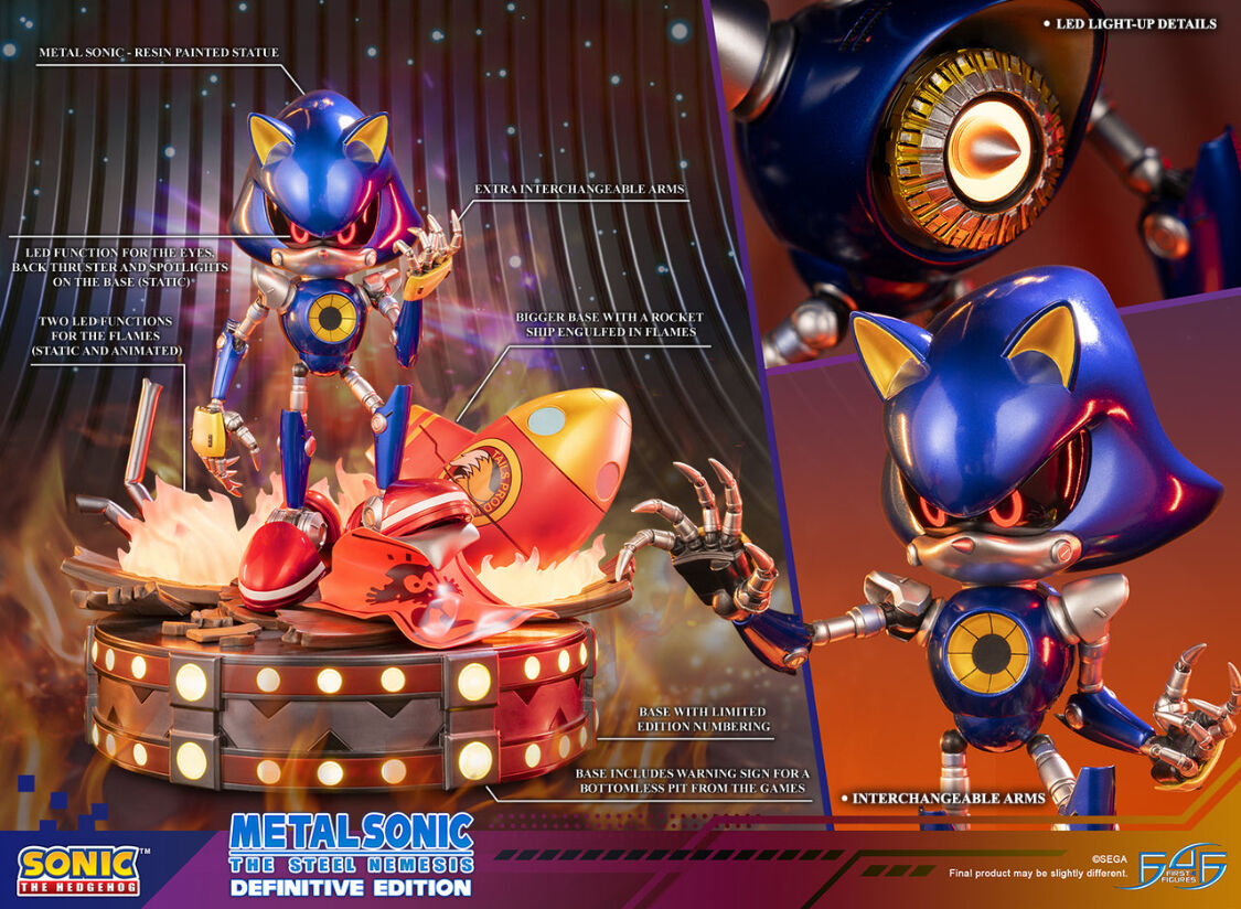 Sonic the Hedgehog - Metal Sonic - Metal Sonic The Steel Nemesis - Definitive Edition (First 4 Figures) photo 11