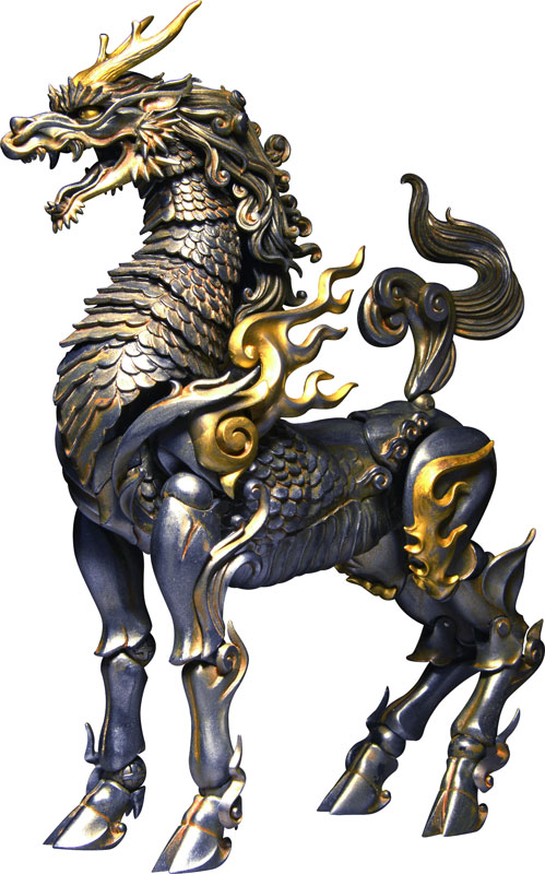 KT Project  (TK-001) - Revoltech - Revoltech Takeya - Kirin - Iron Rust Tone Edition (Kaiyodo)