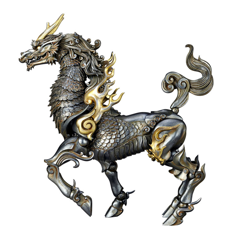 KT Project  (TK-001) - Revoltech - Revoltech Takeya - Kirin - Iron Rust Tone Edition (Kaiyodo)