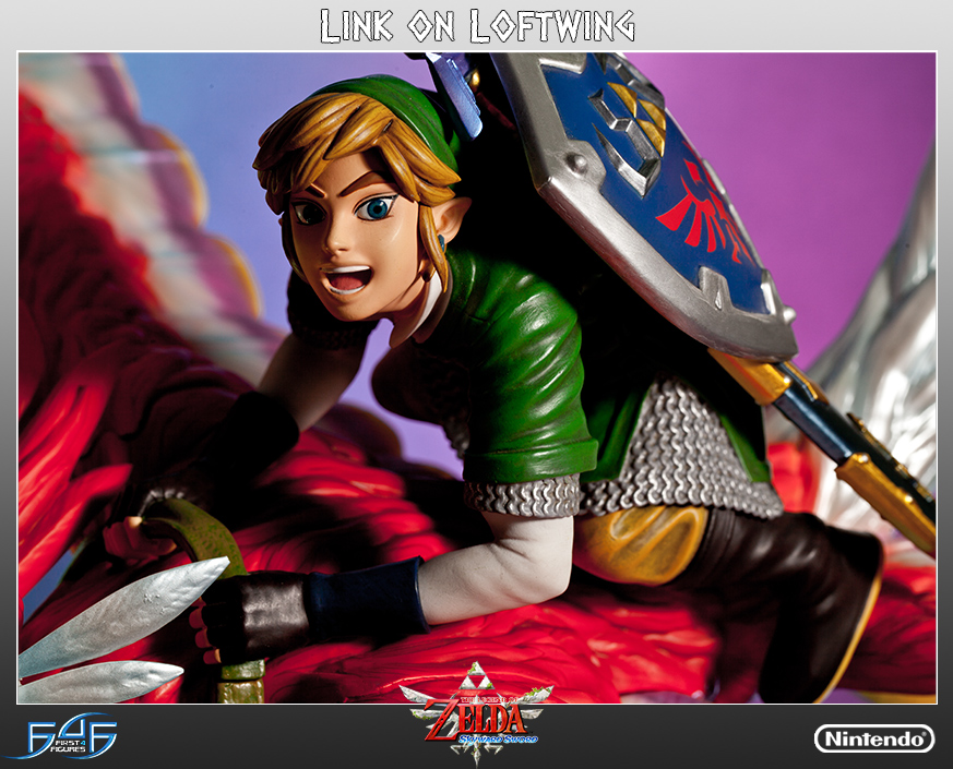 Zelda no Densetsu: Skyward Sword - Kurenai-zoku no Loftbird - Link (First 4 Figures)