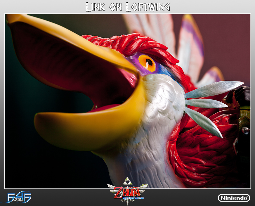 Zelda no Densetsu: Skyward Sword - Kurenai-zoku no Loftbird - Link (First 4 Figures) photo 4