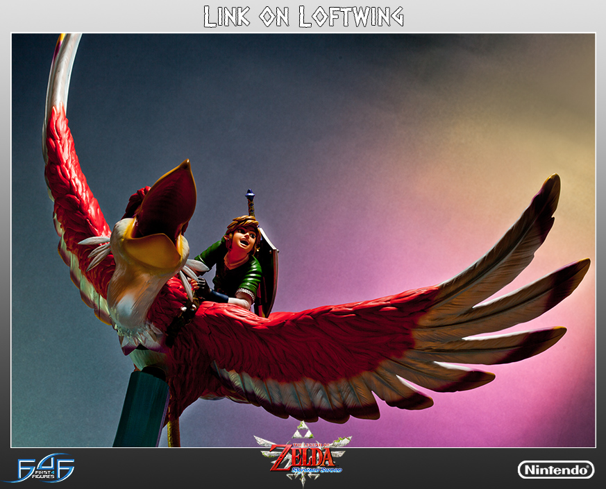 Zelda no Densetsu: Skyward Sword - Kurenai-zoku no Loftbird - Link (First 4 Figures) photo 7