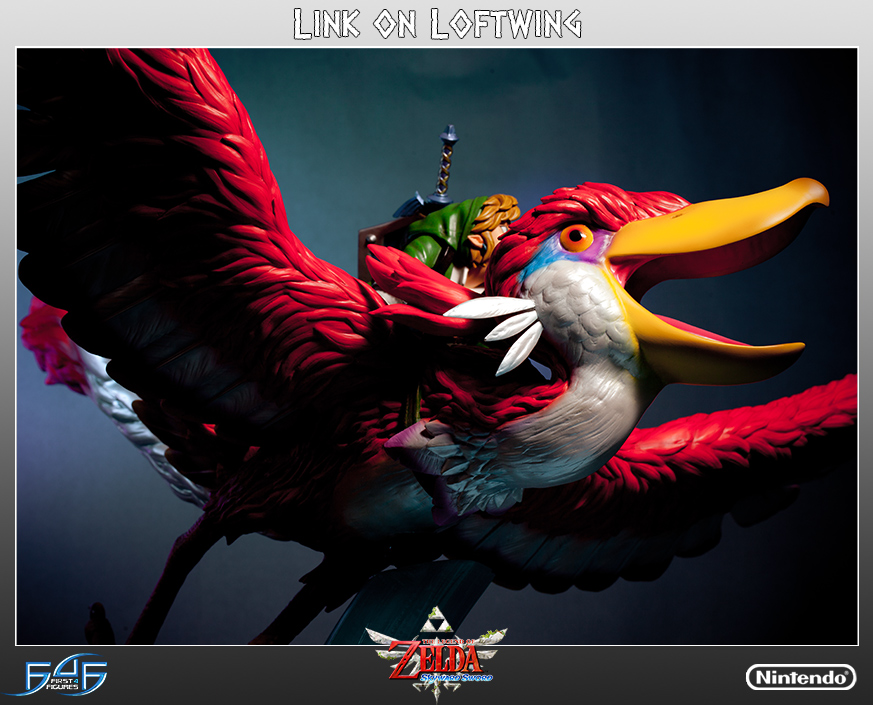 Zelda no Densetsu: Skyward Sword - Kurenai-zoku no Loftbird - Link (First 4 Figures) photo 8