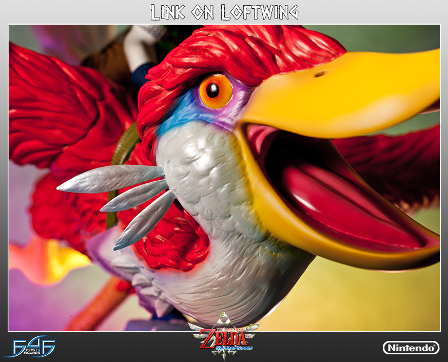 Zelda no Densetsu: Skyward Sword - Kurenai-zoku no Loftbird - Link (First 4 Figures) photo 9