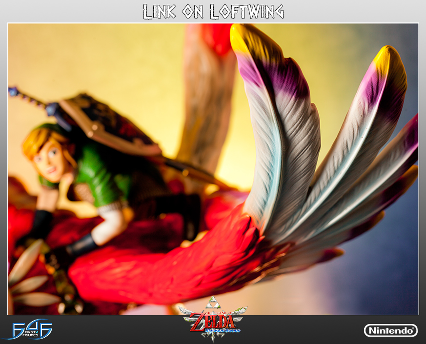 Zelda no Densetsu: Skyward Sword - Kurenai-zoku no Loftbird - Link (First 4 Figures) photo 11