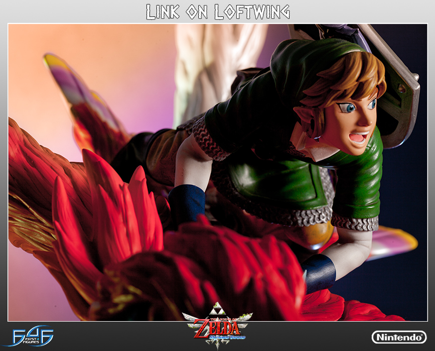 Zelda no Densetsu: Skyward Sword - Kurenai-zoku no Loftbird - Link (First 4 Figures) photo 12