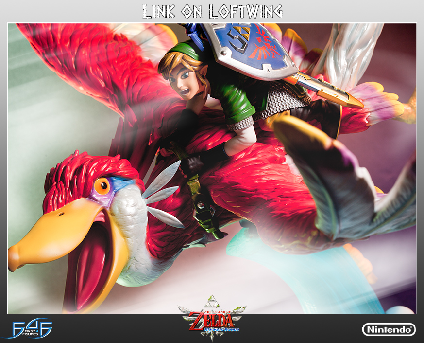 Zelda no Densetsu: Skyward Sword - Kurenai-zoku no Loftbird - Link (First 4 Figures) photo 14
