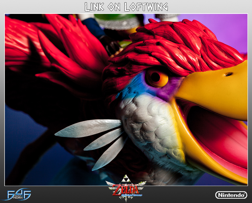 Zelda no Densetsu: Skyward Sword - Kurenai-zoku no Loftbird - Link (First 4 Figures) photo 15