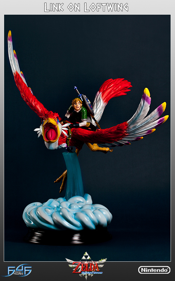 Zelda no Densetsu: Skyward Sword - Kurenai-zoku no Loftbird - Link (First 4 Figures) photo 16