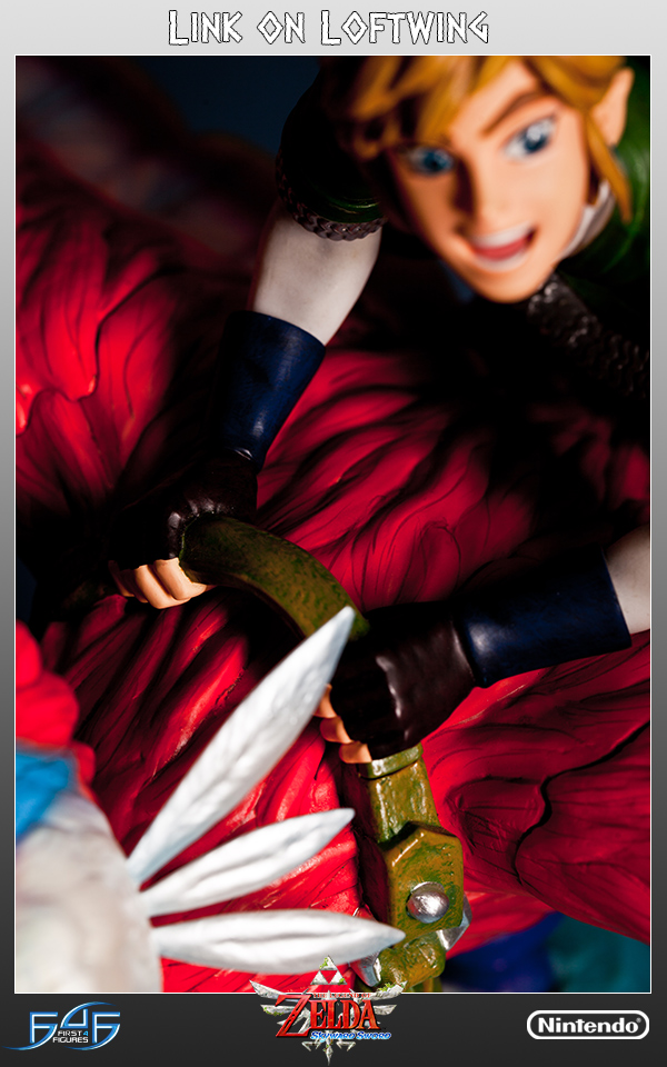 Zelda no Densetsu: Skyward Sword - Kurenai-zoku no Loftbird - Link (First 4 Figures) photo 18