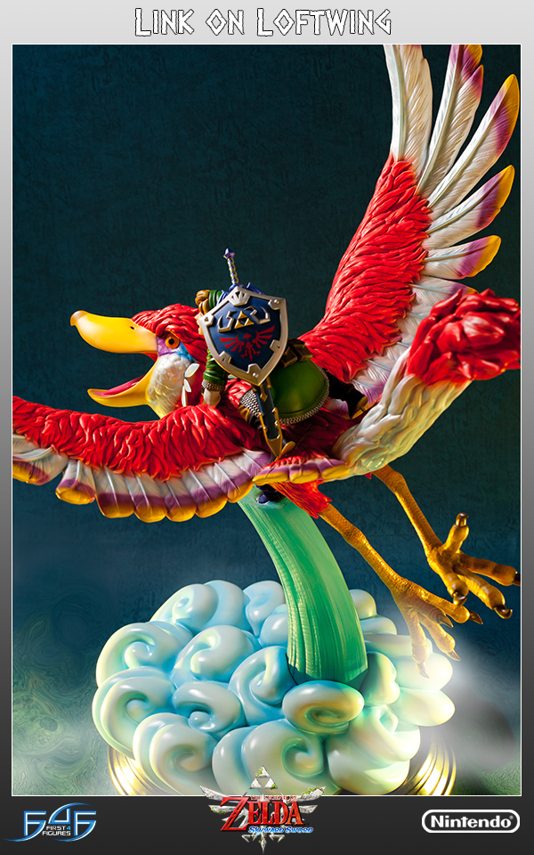 Zelda no Densetsu: Skyward Sword - Kurenai-zoku no Loftbird - Link (First 4 Figures) photo 19