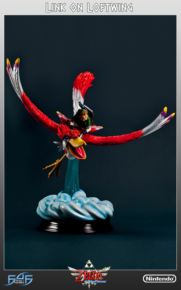 Zelda no Densetsu: Skyward Sword - Kurenai-zoku no Loftbird - Link (First 4 Figures) photo 20