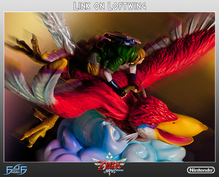 Zelda no Densetsu: Skyward Sword - Kurenai-zoku no Loftbird - Link (First 4 Figures) photo 22