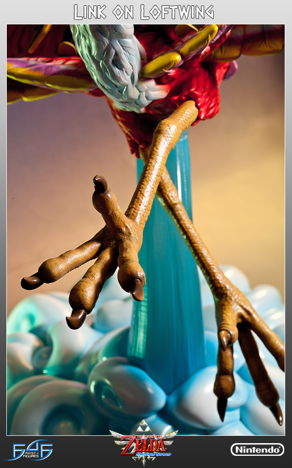 Zelda no Densetsu: Skyward Sword - Kurenai-zoku no Loftbird - Link (First 4 Figures) photo 25