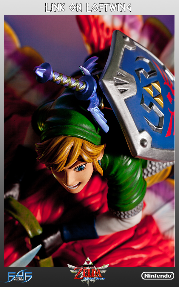 Zelda no Densetsu: Skyward Sword - Kurenai-zoku no Loftbird - Link (First 4 Figures) photo 26
