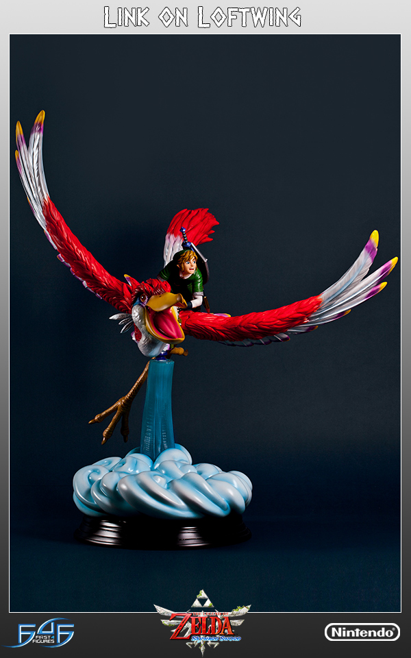 Zelda no Densetsu: Skyward Sword - Kurenai-zoku no Loftbird - Link (First 4 Figures) photo 27