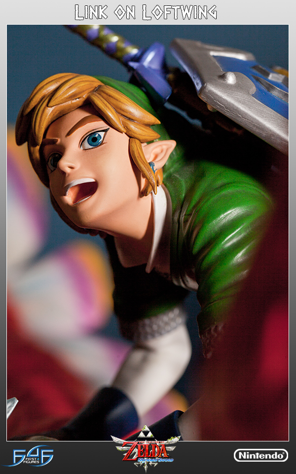 Zelda no Densetsu: Skyward Sword - Kurenai-zoku no Loftbird - Link (First 4 Figures) photo 28