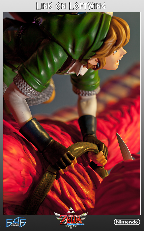 Zelda no Densetsu: Skyward Sword - Kurenai-zoku no Loftbird - Link (First 4 Figures) photo 29