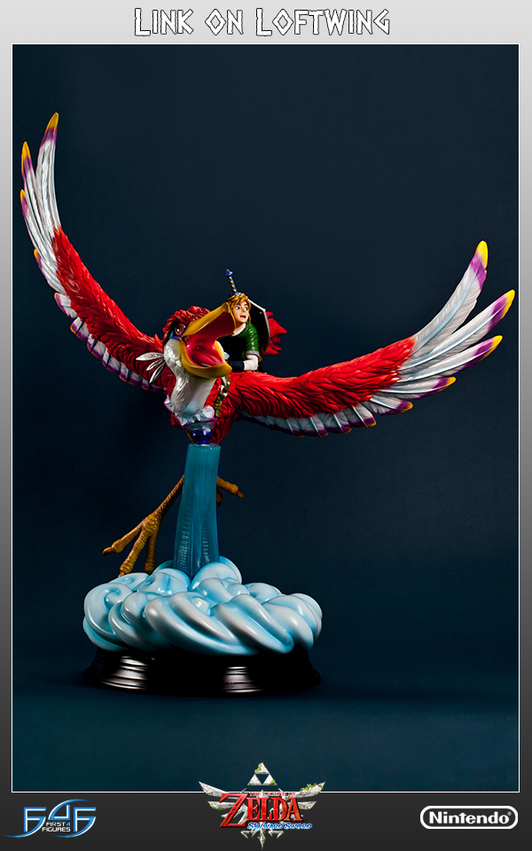Zelda no Densetsu: Skyward Sword - Kurenai-zoku no Loftbird - Link (First 4 Figures) photo 32