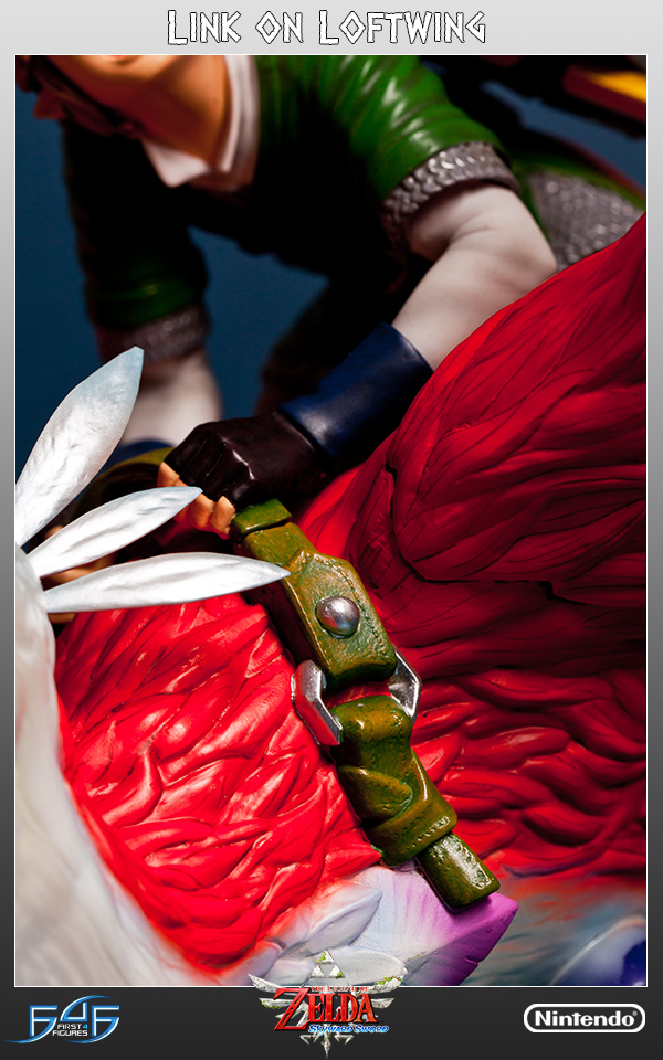 Zelda no Densetsu: Skyward Sword - Kurenai-zoku no Loftbird - Link (First 4 Figures) photo 33