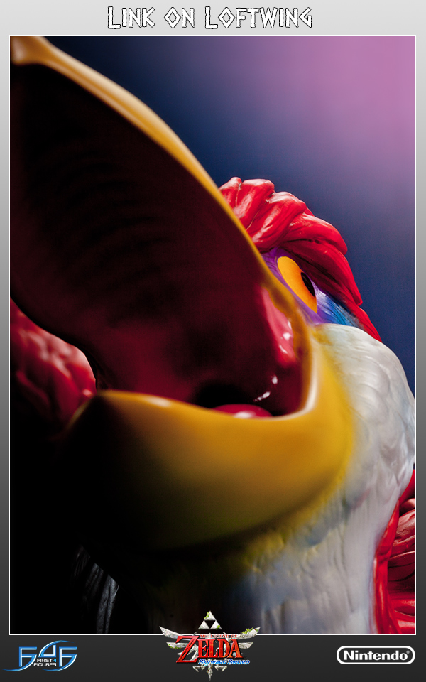 Zelda no Densetsu: Skyward Sword - Kurenai-zoku no Loftbird - Link (First 4 Figures) photo 34