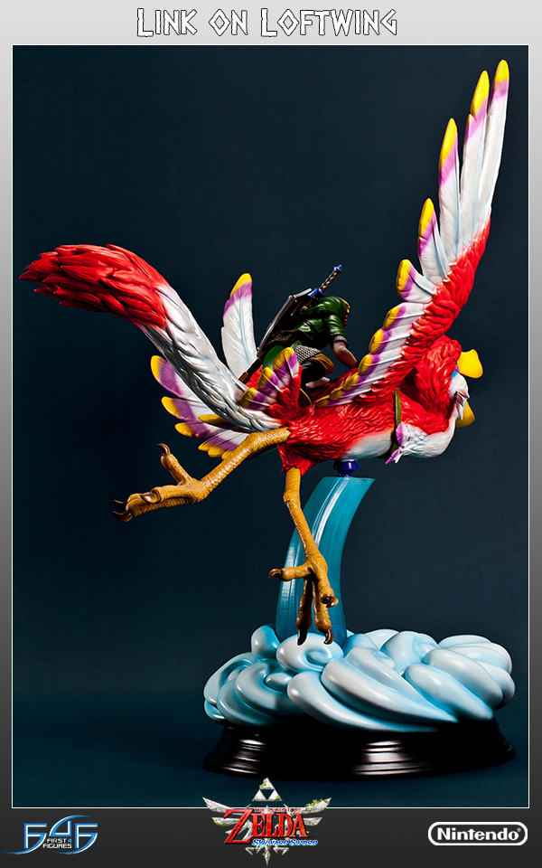 Zelda no Densetsu: Skyward Sword - Kurenai-zoku no Loftbird - Link (First 4 Figures) photo 36