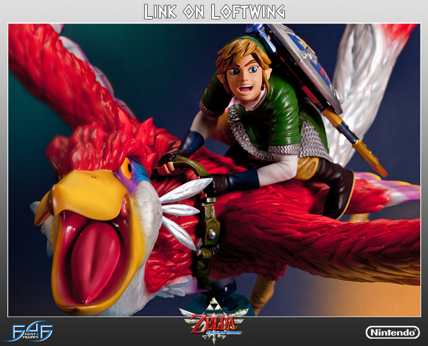 Zelda no Densetsu: Skyward Sword - Kurenai-zoku no Loftbird - Link (First 4 Figures) photo 38