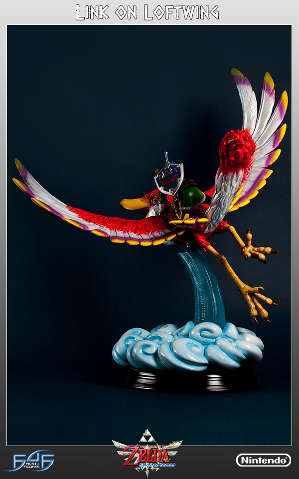 Zelda no Densetsu: Skyward Sword - Kurenai-zoku no Loftbird - Link (First 4 Figures) photo 39