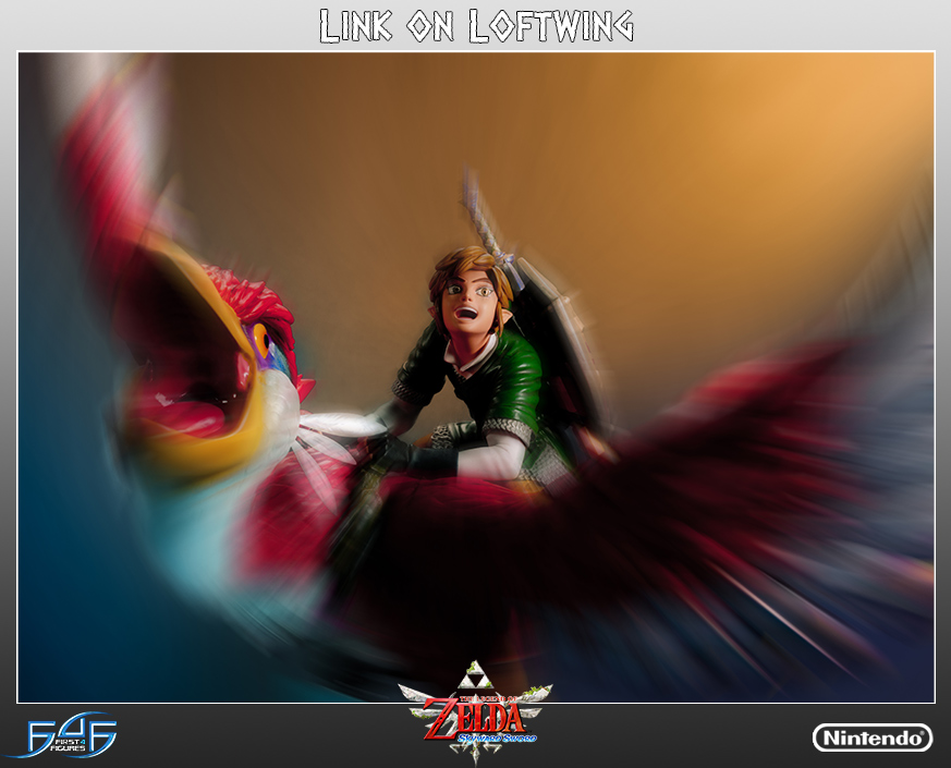 Zelda no Densetsu: Skyward Sword - Kurenai-zoku no Loftbird - Link (First 4 Figures) photo 41