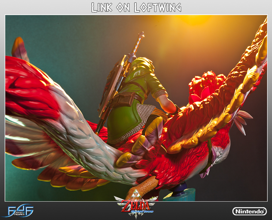 Zelda no Densetsu: Skyward Sword - Kurenai-zoku no Loftbird - Link (First 4 Figures) photo 43