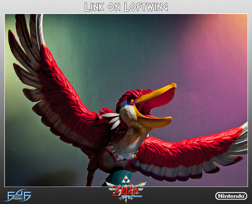 Zelda no Densetsu: Skyward Sword - Kurenai-zoku no Loftbird - Link (First 4 Figures) photo 44