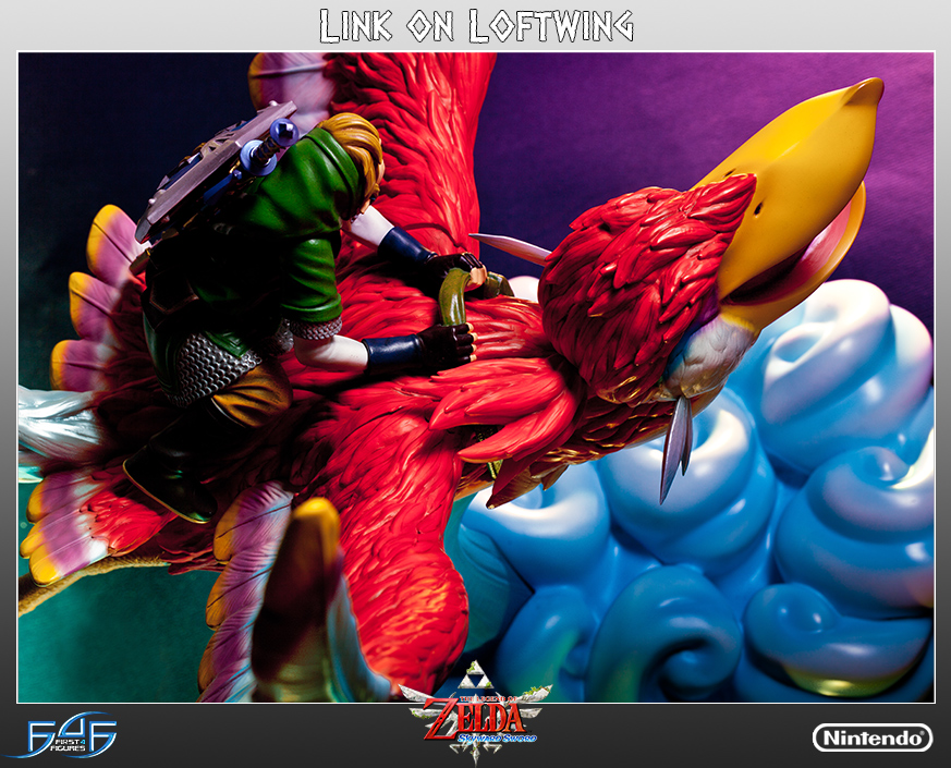 Zelda no Densetsu: Skyward Sword - Kurenai-zoku no Loftbird - Link (First 4 Figures) photo 45