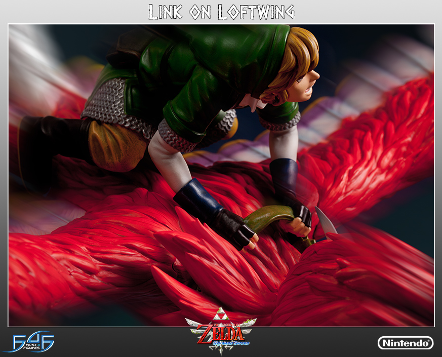 Zelda no Densetsu: Skyward Sword - Kurenai-zoku no Loftbird - Link (First 4 Figures) photo 46