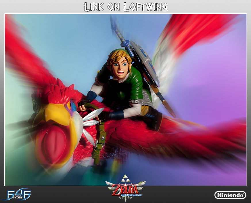 Zelda no Densetsu: Skyward Sword - Kurenai-zoku no Loftbird - Link (First 4 Figures) photo 47