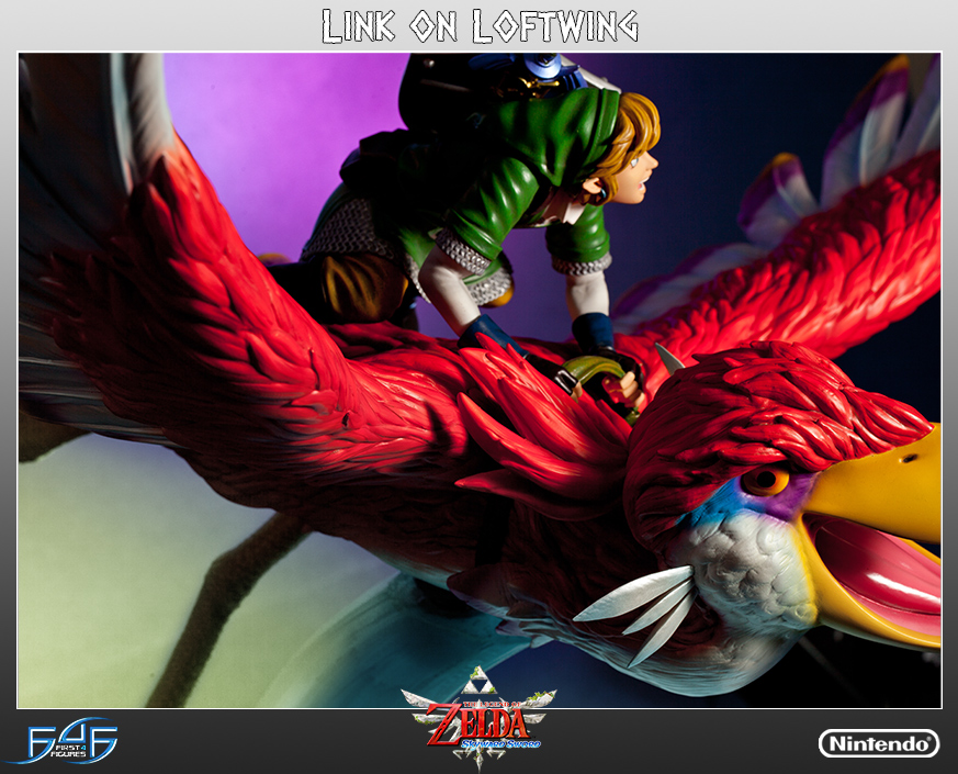 Zelda no Densetsu: Skyward Sword - Kurenai-zoku no Loftbird - Link (First 4 Figures) photo 48