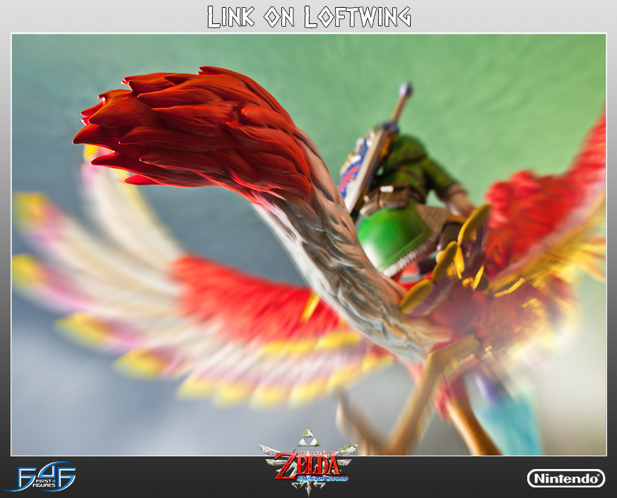 Zelda no Densetsu: Skyward Sword - Kurenai-zoku no Loftbird - Link (First 4 Figures) photo 49