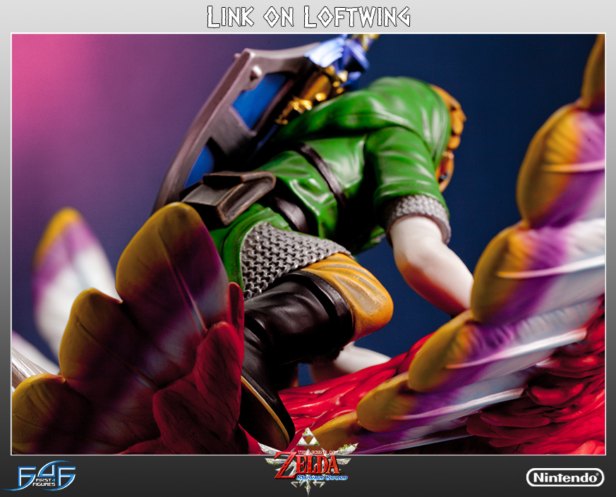 Zelda no Densetsu: Skyward Sword - Kurenai-zoku no Loftbird - Link (First 4 Figures) photo 50