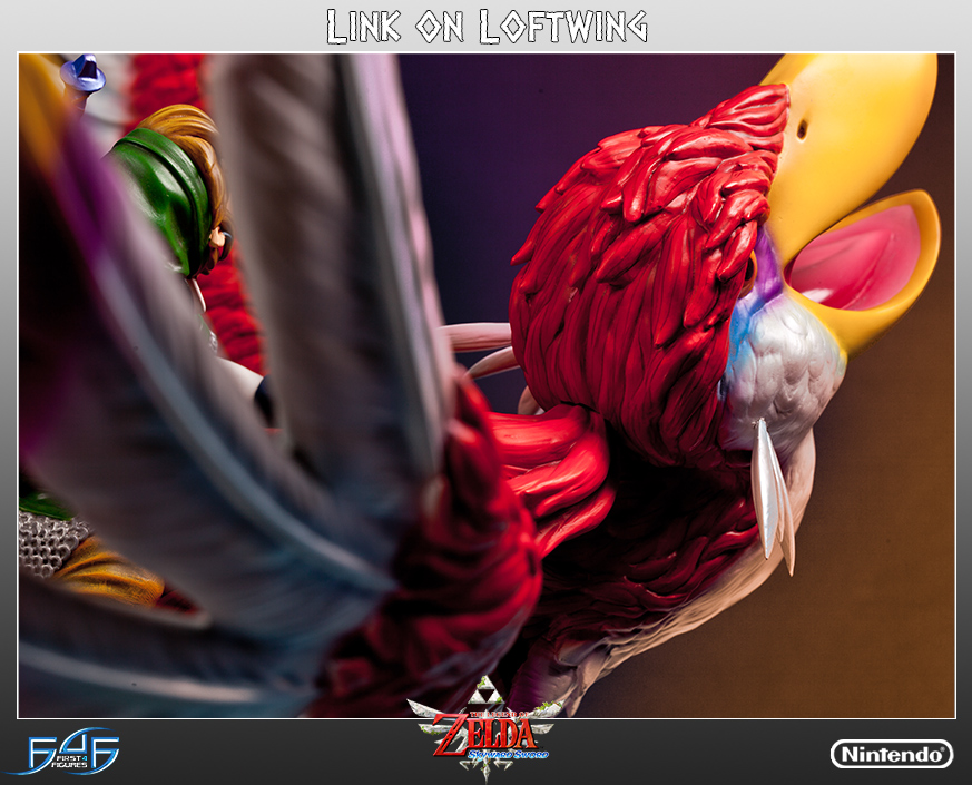 Zelda no Densetsu: Skyward Sword - Kurenai-zoku no Loftbird - Link (First 4 Figures) photo 51