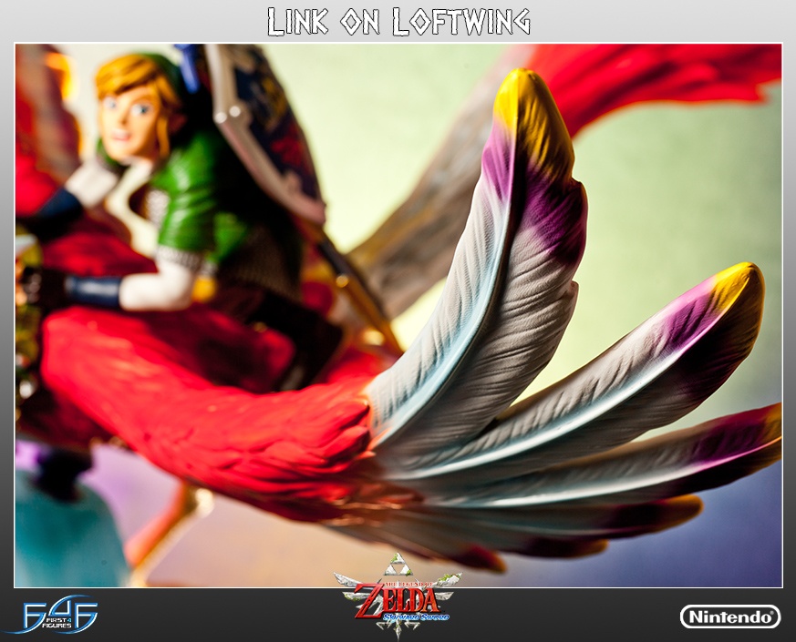 Zelda no Densetsu: Skyward Sword - Kurenai-zoku no Loftbird - Link (First 4 Figures) photo 52