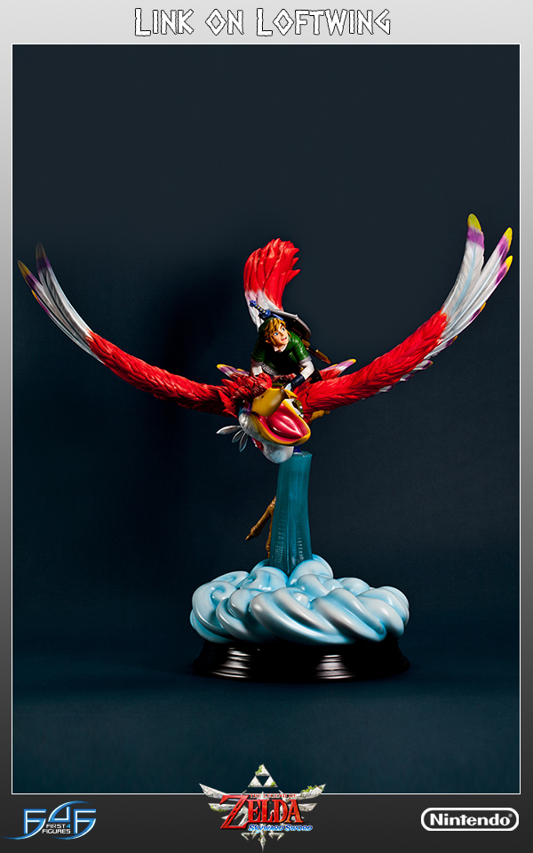 Zelda no Densetsu: Skyward Sword - Kurenai-zoku no Loftbird - Link (First 4 Figures) photo 53