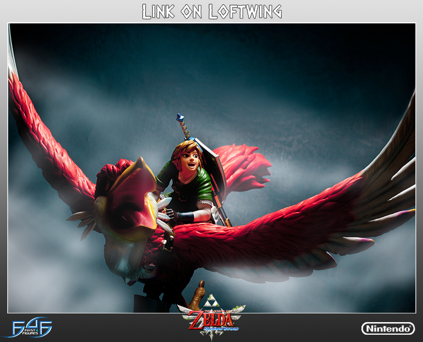 Zelda no Densetsu: Skyward Sword - Kurenai-zoku no Loftbird - Link (First 4 Figures) photo 56