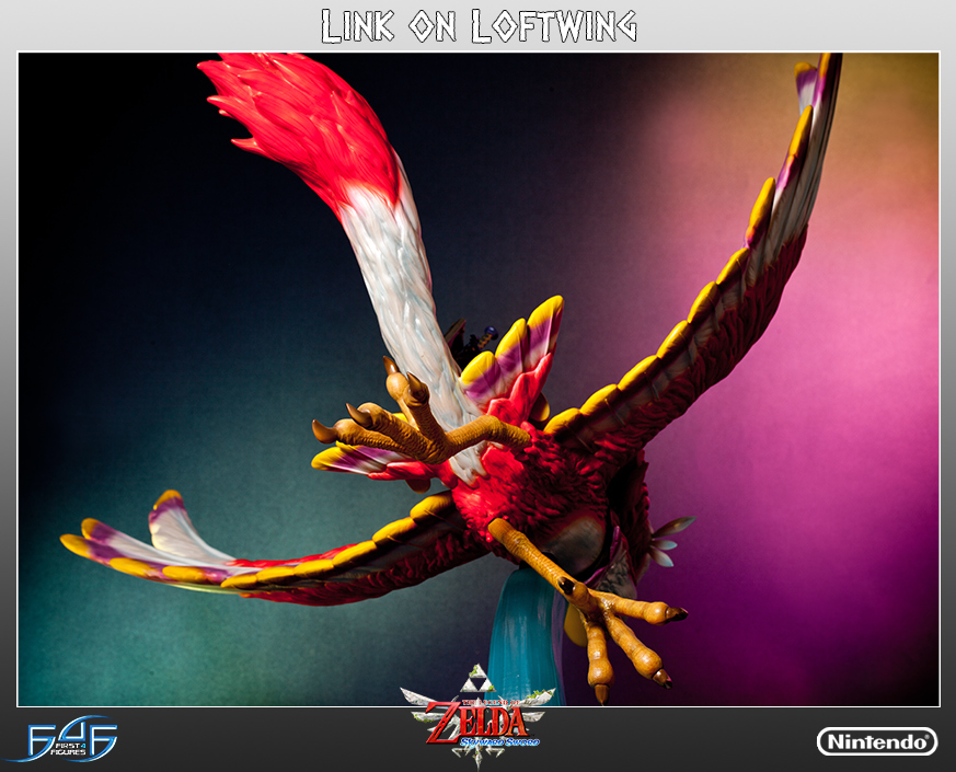 Zelda no Densetsu: Skyward Sword - Kurenai-zoku no Loftbird - Link (First 4 Figures) photo 60