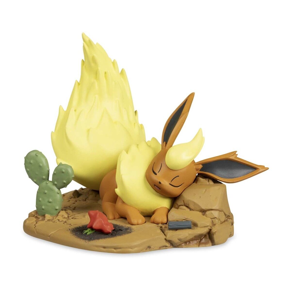 Pocket Monsters - Booster - Evolving Personalities - Satisfied Snooze with Flareon (PokémonCenter.com, The Pokémon Company International)