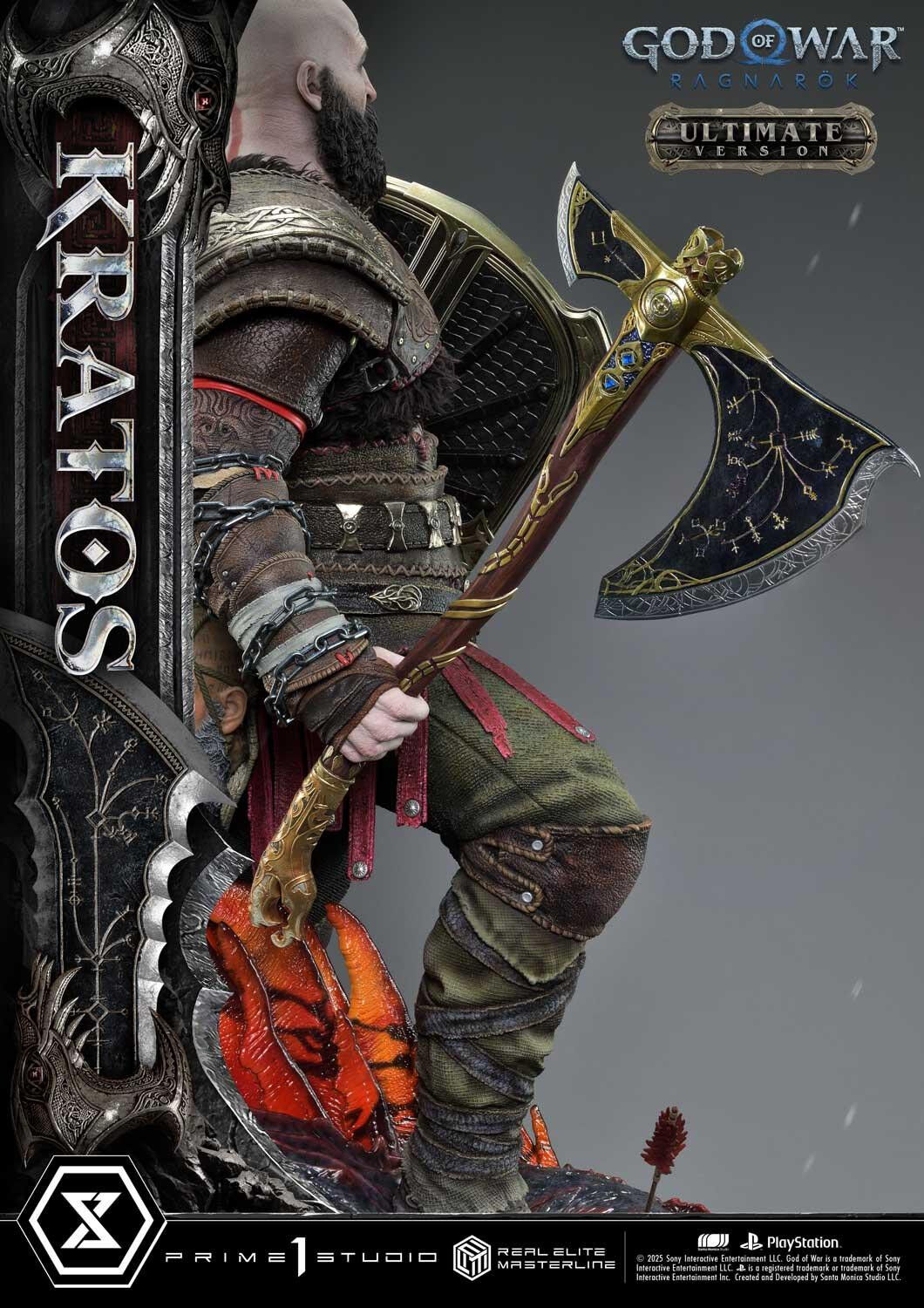 God of War Ragnarök - Dreki - Kratos - Mimir - Real Elite Masterline  (REMGOW-01UT) - 1/3 - Ultimate Version (Prime 1 Studio) photo 5