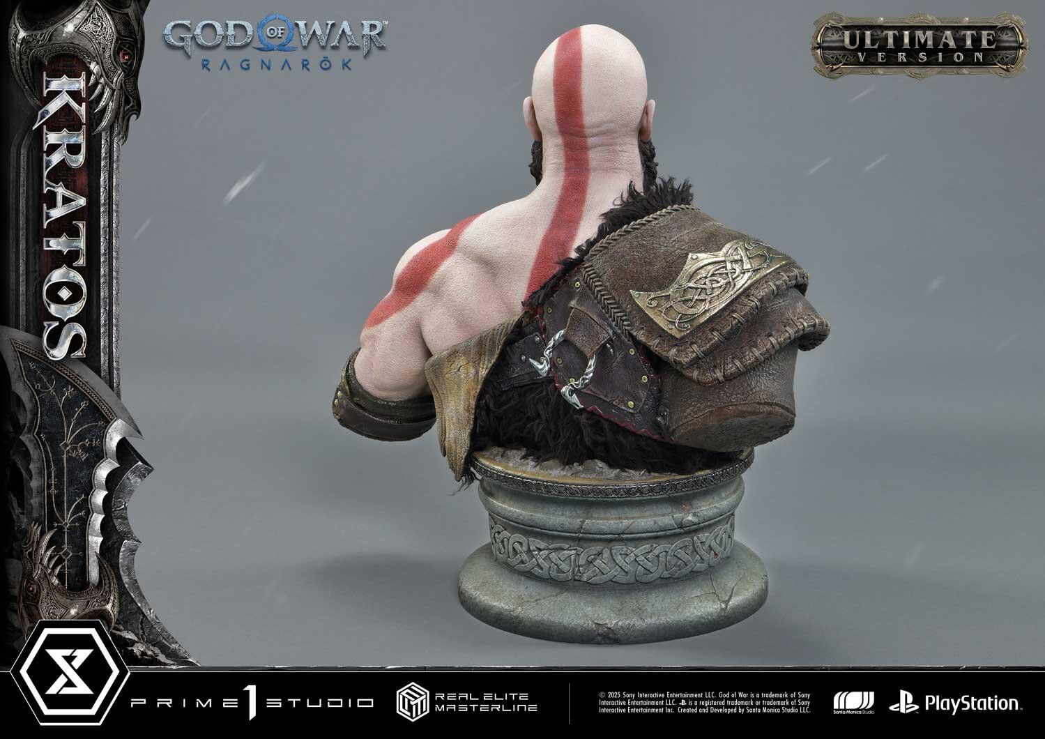 God of War Ragnarök - Dreki - Kratos - Mimir - Real Elite Masterline  (REMGOW-01UT) - 1/3 - Ultimate Version (Prime 1 Studio) photo 28