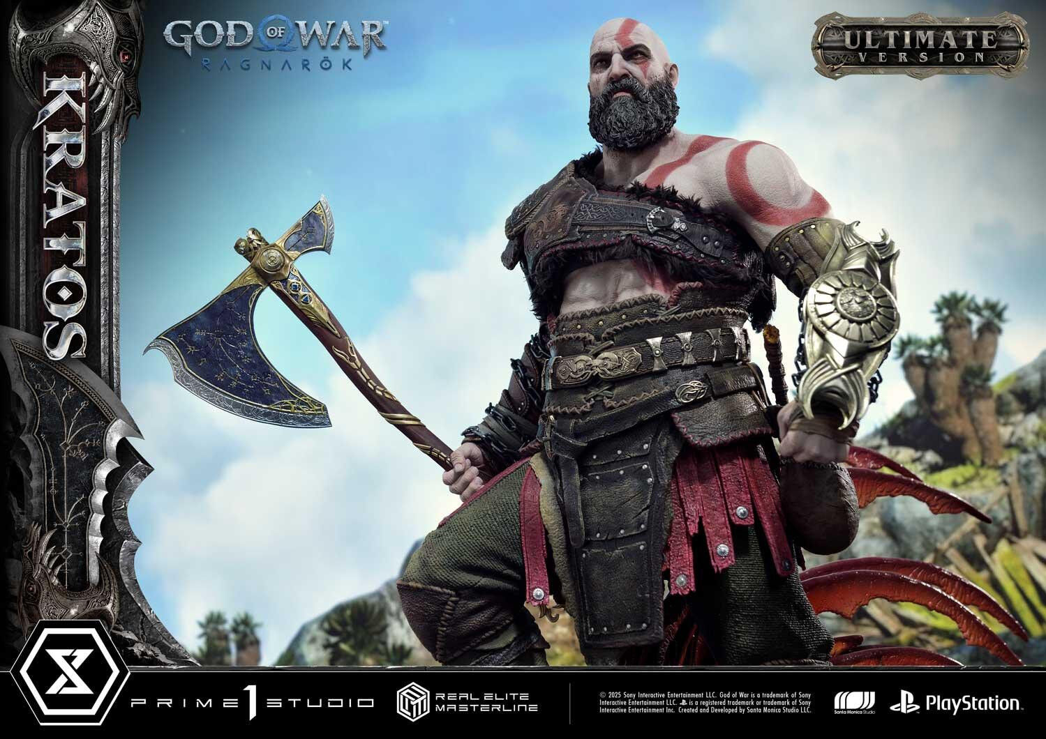 God of War Ragnarök - Dreki - Kratos - Mimir - Real Elite Masterline  (REMGOW-01UT) - 1/3 - Ultimate Version (Prime 1 Studio) photo 32