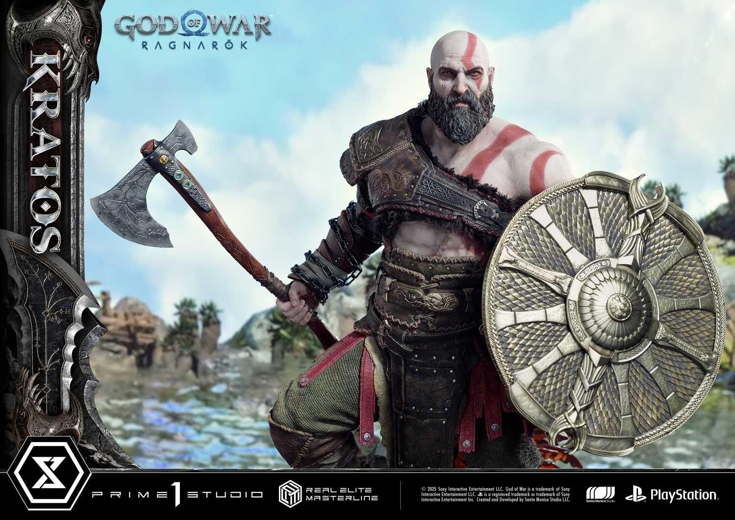 God of War Ragnarök - Dreki - Kratos - Mimir - Real Elite Masterline  (REMGOW-01UT) - 1/3 - Ultimate Version (Prime 1 Studio) photo 74